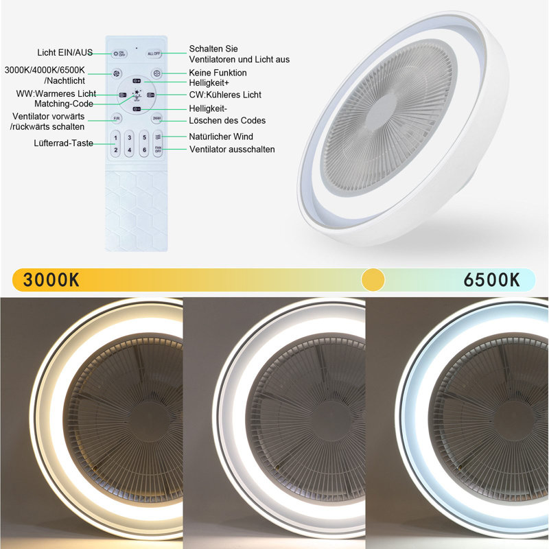 Ceiling Fan with LED Lights