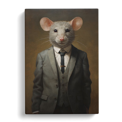 Mouse In A Suit - Print