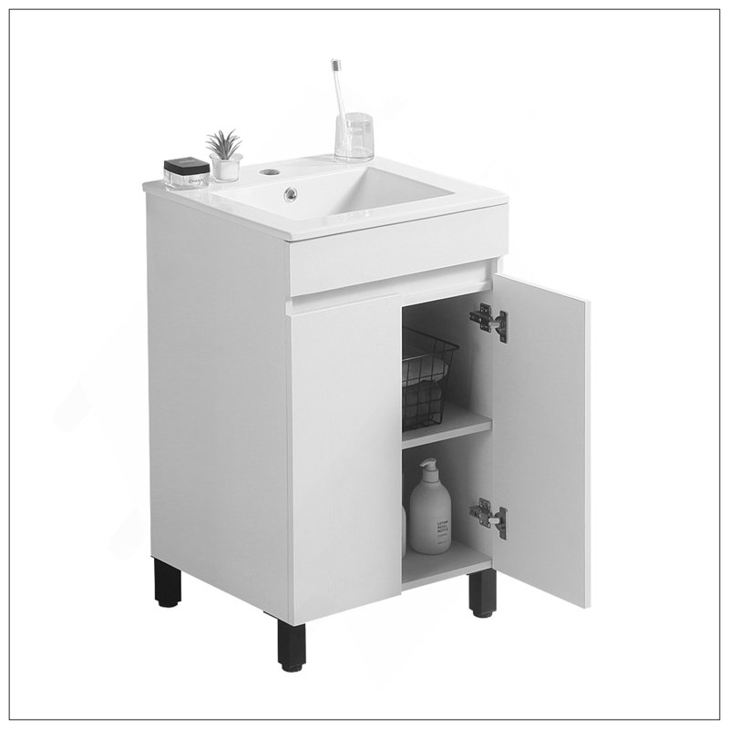 Stylish 20''Bathroom Vanity White (Without Ceramic Basin)