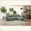 Modular Sectional For Living Room, Full-Foam Build, Textured Upholstery, Compact Compressed Package, Simple Assembly-1953335243