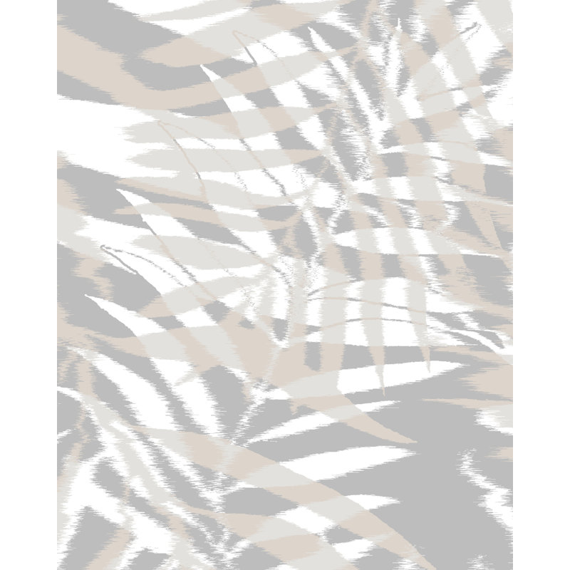 Floral Wallpaper, Silver Sand