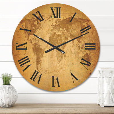 Solid Wood Wall Clock