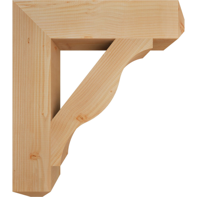 Support pour artisan Funston, H 32 po x l 5,5 po x P 28 po, Sapin de Douglas, Lisse