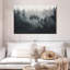 «Misty Forest Mountain», reproduction sur toile tendue-1616554644