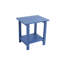 Table d'appoint extérieure double couche résistante à l'aspect bois-54001008
