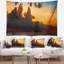 Tapisserie Schafer, paysage magnifique coucher de soleil sur les nuages-28507991