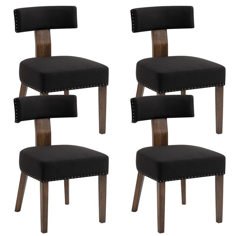 19.88'' H Dining Chair, Black
