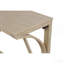 Ensemble de comptoir 3 pièces en bois naturel avec ports USB double
