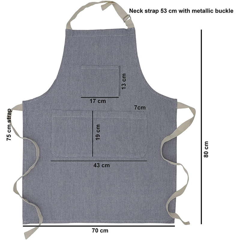 Solid Colour Cotton Apron Sets