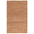 Natural Fiber 371 Handwoven Jute/Recycled Cotton Striped Indoor Use Only Rug in Natural-1886581357