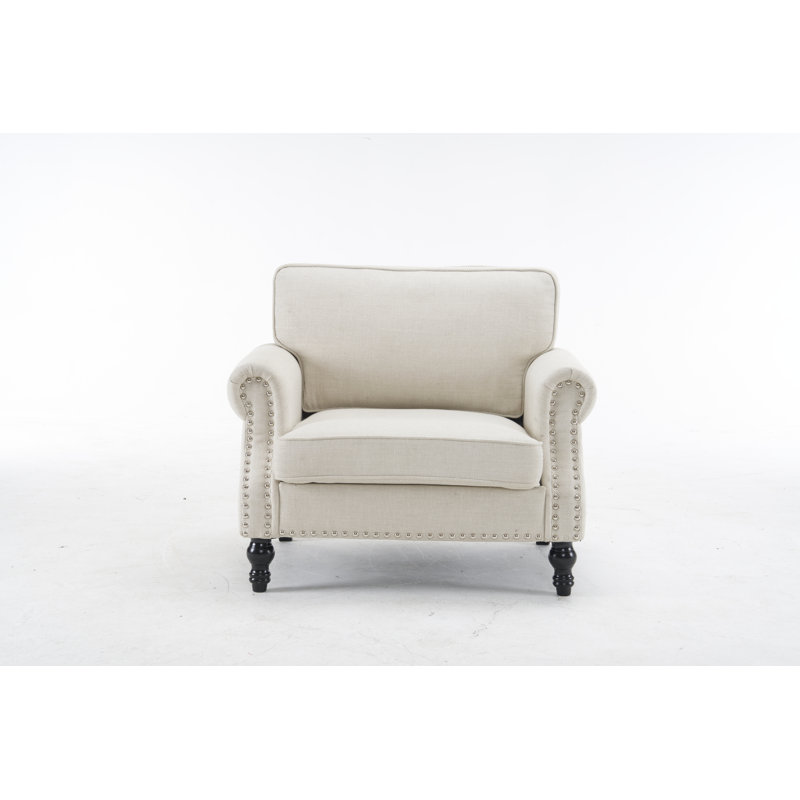Winado  Classical Single Sofa In Beige