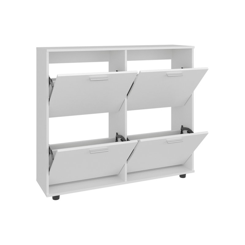 Deming Shoe Rack, Bedroom, White