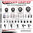 Polyurethane Wheel Swivel 12mm Threaded Stem Caster Set SCC