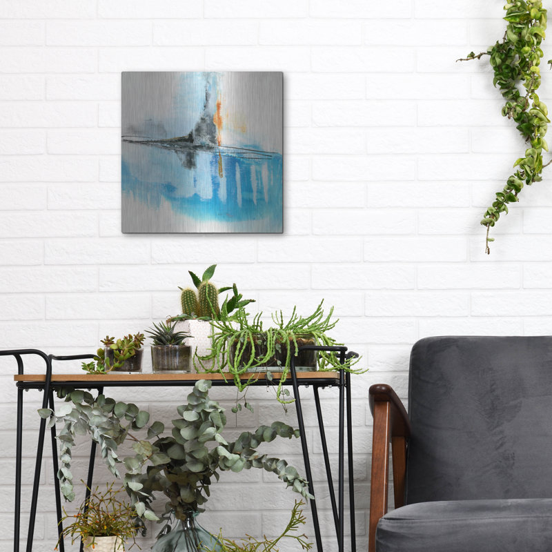 Wrought Studio ™ «Never Grow Up 2» par Michelle Oppenheimer, art mural en métal