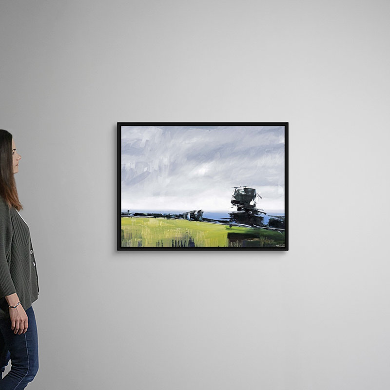 " Genesee Park, Colorado " by David Shingler, 32" H x 42" W x 1.75" D, Black Framed