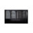 47.25" Four-Door Glass Wall Cabinet Storage