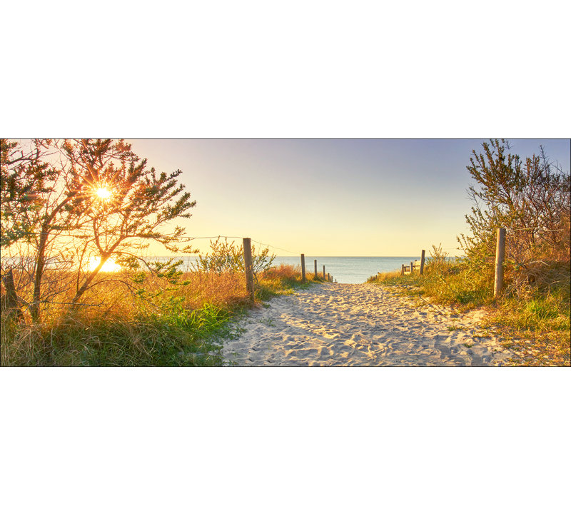 To the Beach I GLA2563, 50cm H x 125cm W x 1.4cm D