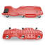 48" Heavy-Duty Low-Profile Roller Automotive Creeper With Padded Headrest (Red)-1004129804