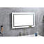 Miroir de salle de bain 32 po x 20 po avec éclairage avant et arrière à DEL, fixation murale - brouillard, 3 modes de couleur, réglage continu de la luminosité, mémoire, verre haute définition, cadre en aluminium, meuble-lavabo de 22 lb