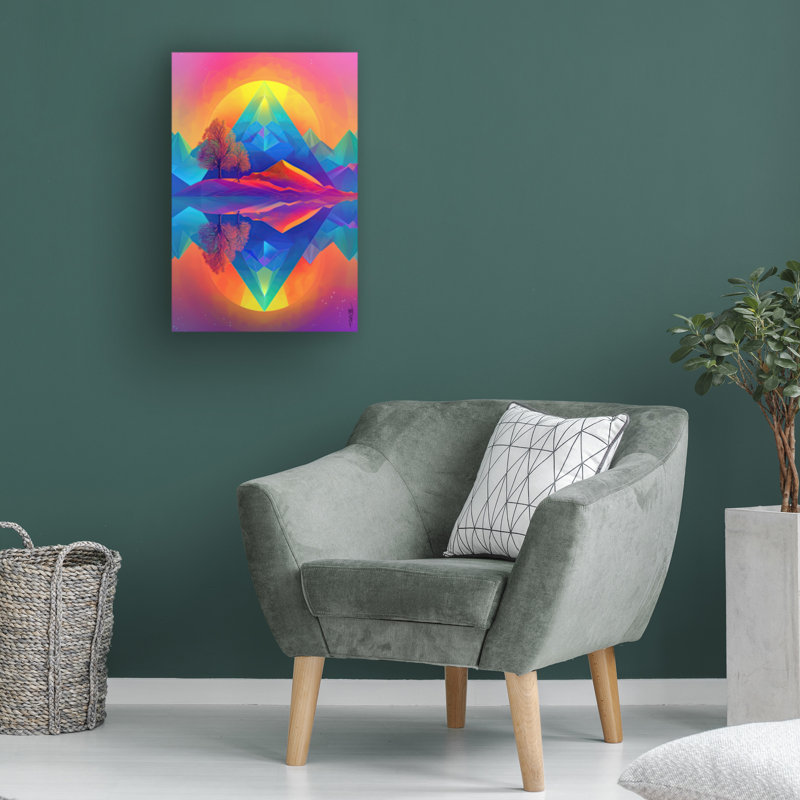 Art sur toile «Nature» par Momic, H 12 po x l 19 po