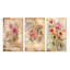 «Rustic Bouquet Blooming Wildflower Floral», 3 pièces-1952787908-1952787904