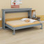 Lit simple escamotable en bois avec lattes