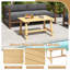 Rectangular Outdoor Coffee Table , 90cm cm W 55cm cm D
