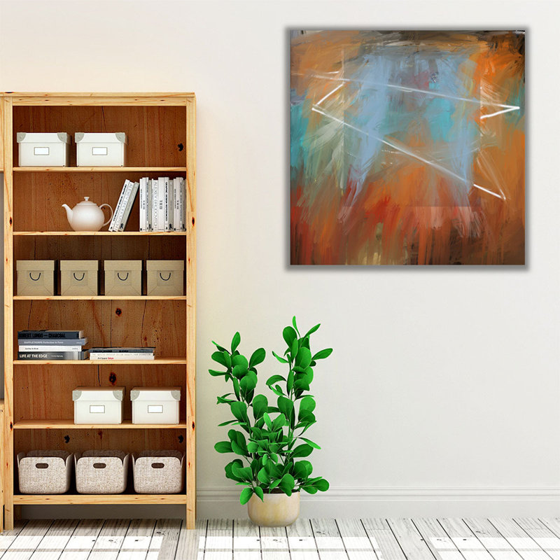 Porte du lion - reproduction d'art sur toile, H 12 po x l 12 po