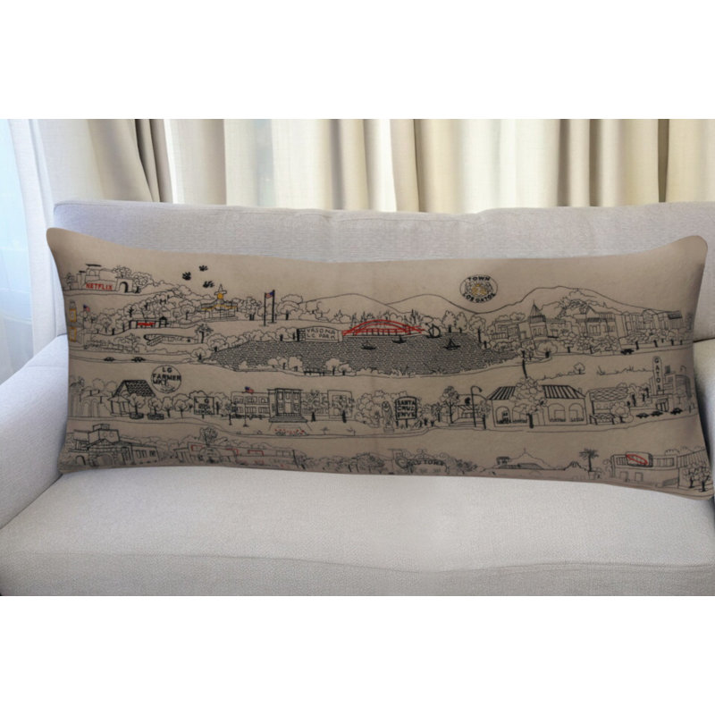 Coussin Los Gatos, Blanc