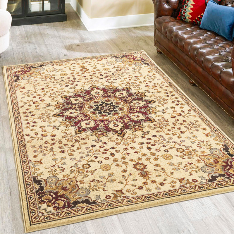 Elvia WF_VIN5014 Cream 7'10" x 10'3", 7'10"x10'3"
