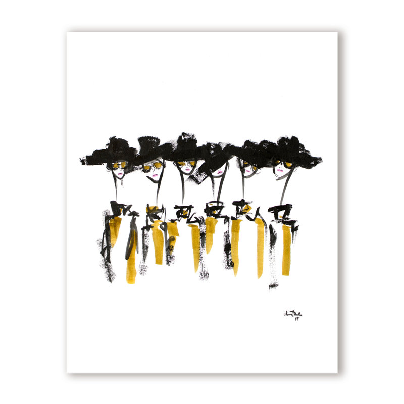 Hat And Sunnies Print by Chauncey Jacks, 30" H x 24" W x 1.5" D, Wrapped Canvas, Does Not Apply