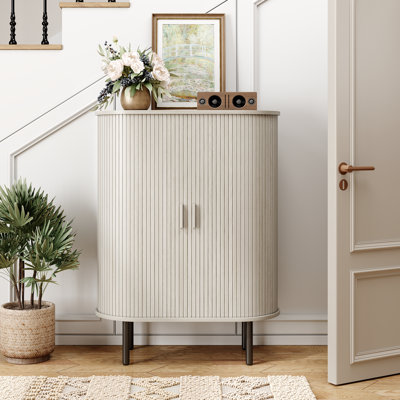 43.3'' Accent Cabinet With Tambour Doors