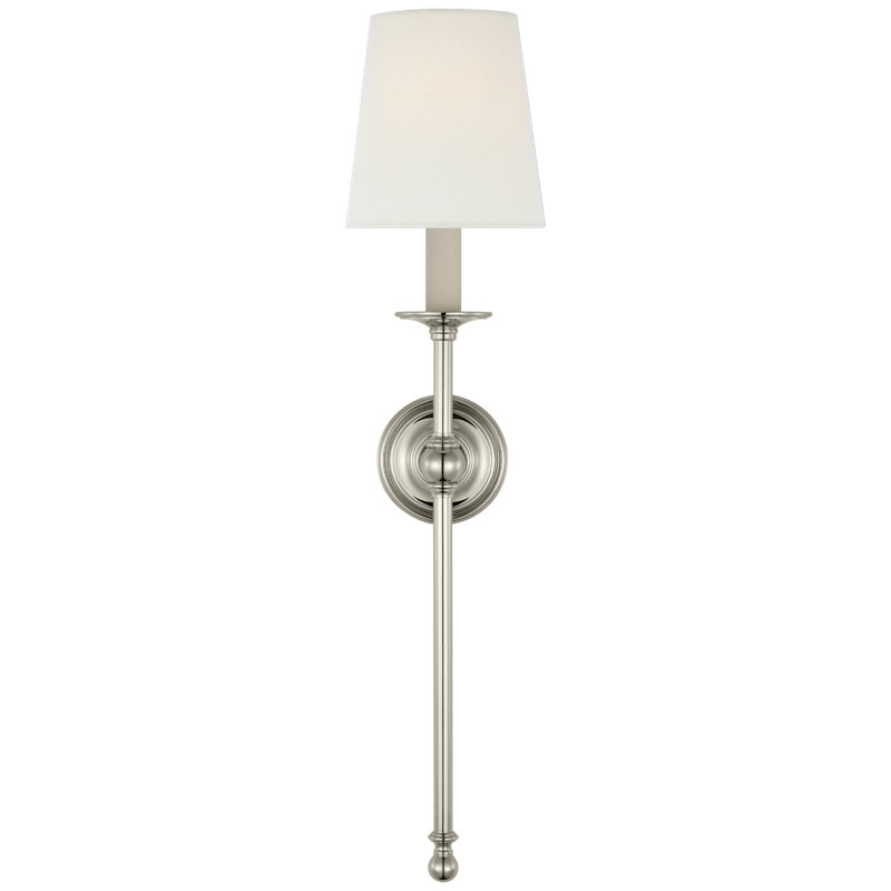 Classic 1 - Light Candle Wall Light, Antique Burnished Brass
