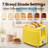 2 Slice Stainless Steel Toaster, LCD Display, Touch Button, 1.13" Wide Slot-106586435