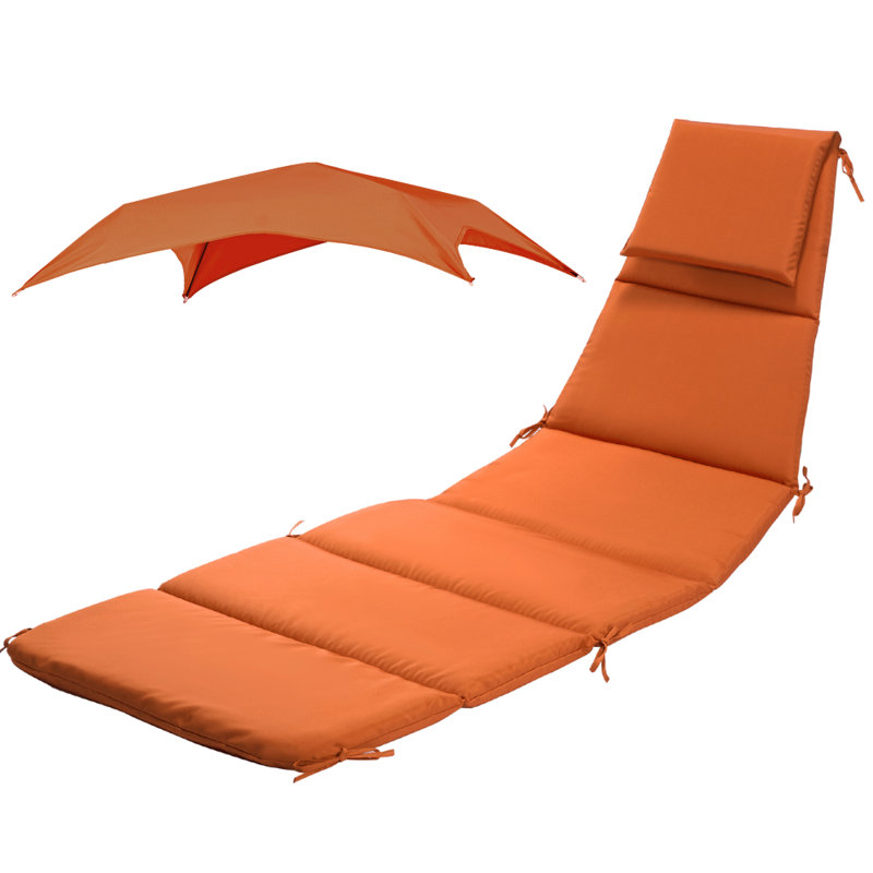 Outdoor 2'' Lounge Chair Seat Cushion, Khakl