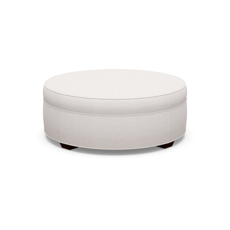 Round Ottoman, 3906-99, Walnut