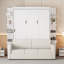 Grand lit escamotable avec tablette ouverte-2020399032