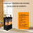 Portable 1500W Electric Fireplace Heater With 3D Flame, Double , For Indoor Use, Home Office, Christmas Decoration Led Portable, Indoor,