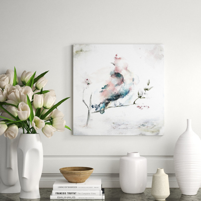 Tree Sparrow II Painting by Peyton Gray, Outdoor, 24" H x 24" W x 1.5" D