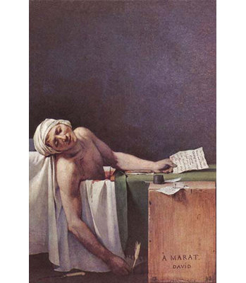 " The Murdered Marat "