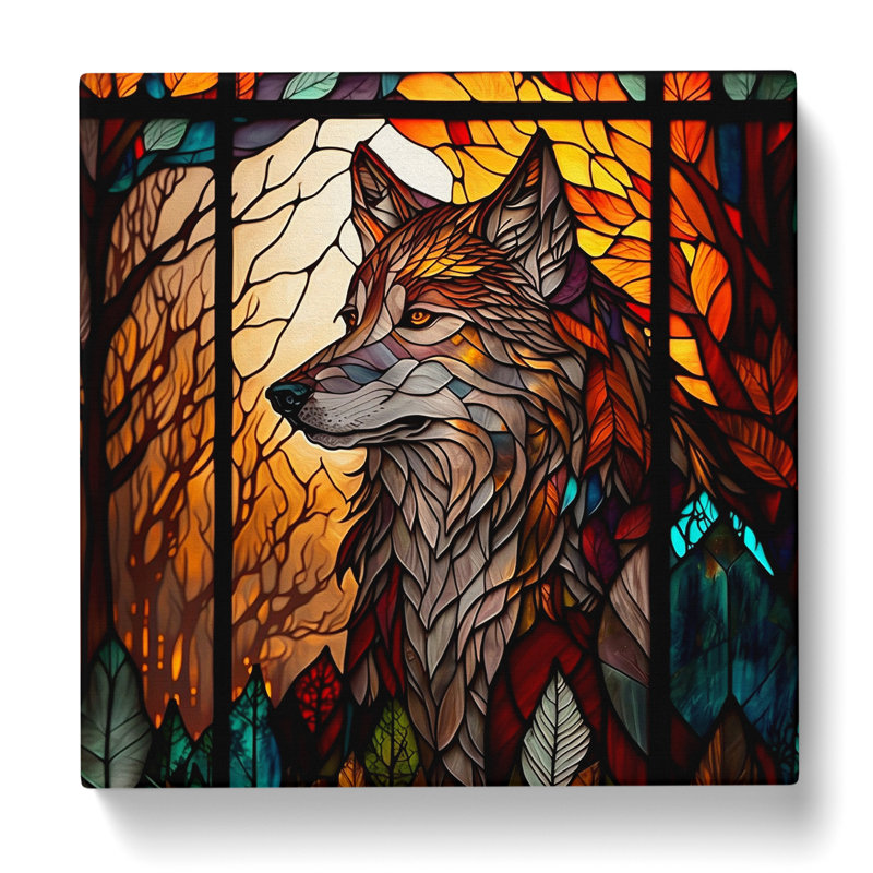 Modern Wall Art - Wrapped Canvas - Framed Print, 35cm H x 35cm W x 3cm D