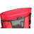 Camping Directors Folding Chair - Heavy Duty Portable With Side Table For Backyard Red Oversized Lawn-1200001479