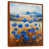 Toile avec cadre flottant brun