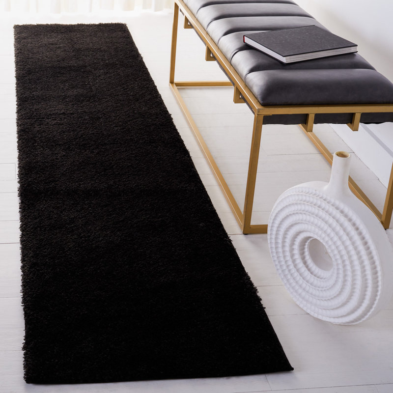 Artzt Black Area Rug, Runner 2' x 9'