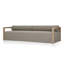 Laskin 106" Outdoor Sofa, Washed Brown