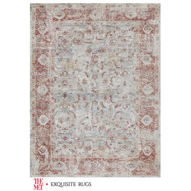 Exquisite Rugs The Met x Exquisite Rugs Antique Loom Blue Area Rug