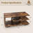 Rectangular Coffee Table with L-shaped Middle Shelf-1074353354