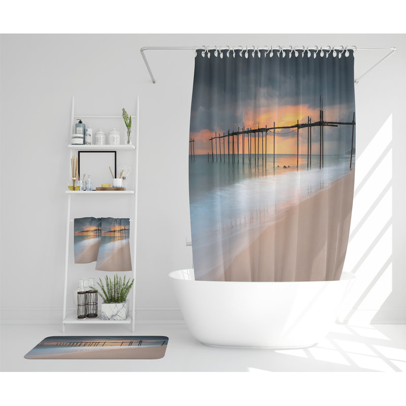 Neese Polyester Shower Curtain Set
