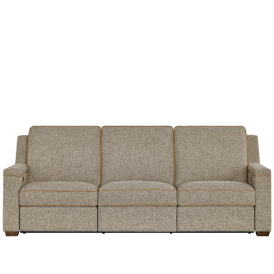 Liam 97" Wide Reclining Fargo Birch Sofa