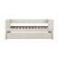 Lit de jour 1pc avec revêtement en tissu beige et tissu d'ameublement beige-1611459984